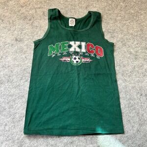 Vintage Mexico Soccer/Football Tank Top Size Small
